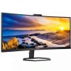 Monitor Profesional Ultrapanorámico Curvo Philips 34E1C5600HE 34"/ WQHD/ Webcam/ Multimedia/ Regulable en altura/ Negro