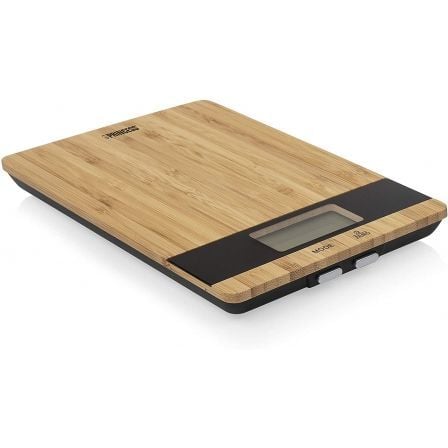 Báscula de Cocina Electrónica Princess 492944/ hasta 5kg/ Bambú