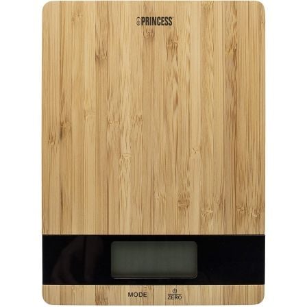 Báscula de Cocina Electrónica Princess 492944/ hasta 5kg/ Bambú