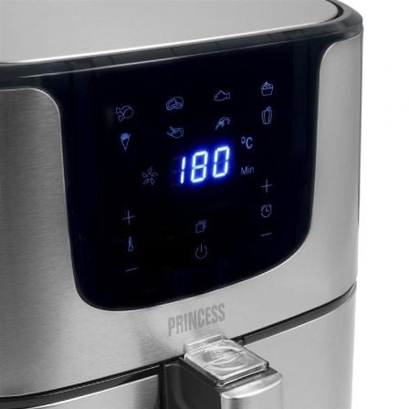 Freidora por Aire Airfryer / Sin Aceite Princess Aerofryer Deluxe Digital XXL 182060/ 1700W/ Capacidad 5.5L