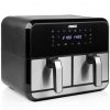 Freidora por Aire Airfryer / Sin Aceite Princess Double Basket Airfryer 182074/ 2400W/ Capacidad 8L