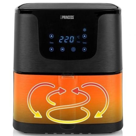 Freidora por Aire Airfryer / Sin Aceite Princess Aerofryer 183014/ 1700W/ Capacidad 5.2L