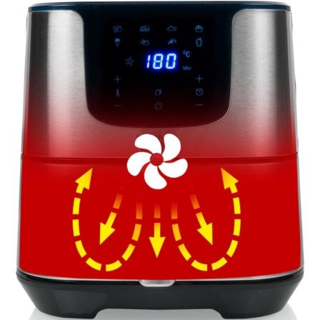 Freidora por Aire Airfryer / Sin Aceite Princess Deluxe Digital XXL 183312/ 1700W/ Capacidad 5,5L