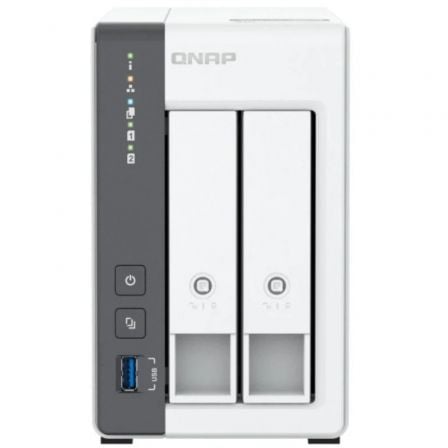 NAS QNAP TS-216G/ 2 Bahías 3.5"- 2.5"/ 4GB DDR4/ Formato Torre