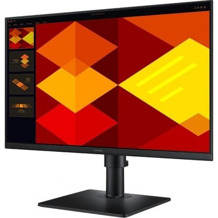 Monitor Profesional Samsung Essential Monitor S4 S40GD S24D402GAU/ 24"/ Full HD/ Regulable en altura/ Negro