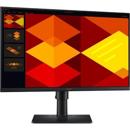 Monitor Profesional Samsung Essential Monitor S4 S40GD S24D402GAU/ 24"/ Full HD/ Regulable en altura/ Negro