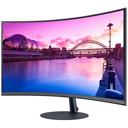 Monitor Profesional Curvo Samsung Essential Monitor S39C S27C390EAU/ 27"/ Full HD/ Multimedia/ Negro