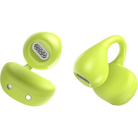 Auriculares Bluetooth SPC Boost Clip con estuche de carga/ Autonomía 6h/ Verdes Lima