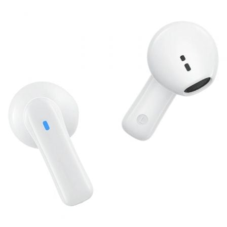 Auriculares Bluetooth SPC Zion 2 Play con estuche de carga/ Autonomía 7h/ Blancos