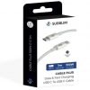 Cable USB 2.0 Tipo-C Subblim Cable Plus/ USB Tipo-C Macho - USB Tipo-C Macho/ Hasta 100W/ 480Mbps/ 1m/ Blanco