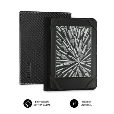Funda para libro electrónico Subblim 1EC001 Booklet/ Negra