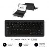 Funda con Teclado Subblim Keytab Pro USB para Tablets de 10.1"-11"/ Negra