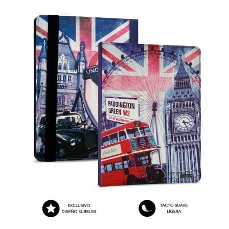 Funda con Teclado Subblim Keytab Pro USB England para Tablets de 10.1"-11"