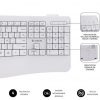 Teclado y Ratón Inalámbrico Subblim Combo Dual Office Prowave/ Blanco