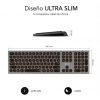 Teclado Inalámbrico Subblim Master/ Gris y Negro
