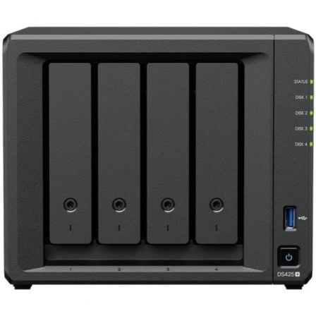 NAS Synology Diskstation DS425+/ 4 Bahías 3.5"- 2.5"/ 6GB DDR4/ Formato Torre