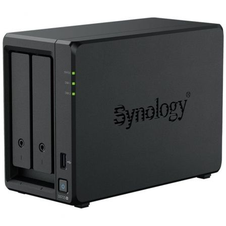 NAS Synology Diskstation DS725+/ 2 Bahías 3.5"- 2.5"/ 4GB DDR4/ Formato Torre