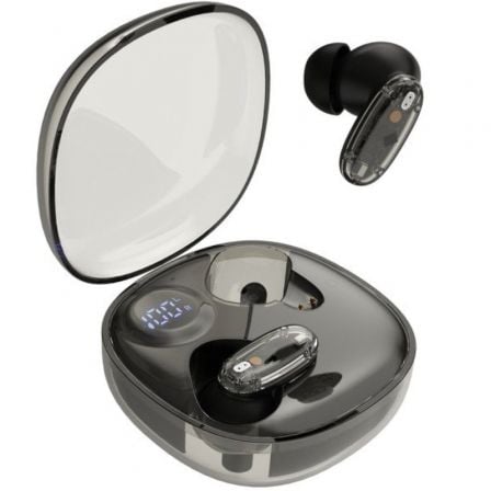 Auriculares Bluetooth Mars Gaming MHIB2 con estuche de carga/ Autonomía 7h/ Negros