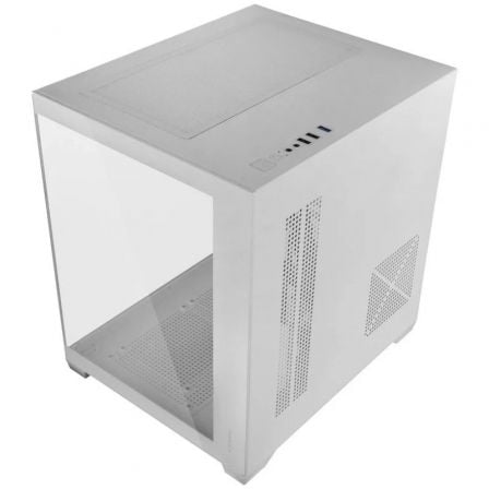 Caja Gaming Minitorre Mars Gaming MC-VIEW2/ Blanca