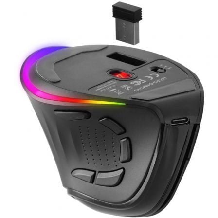 Ratón Gaming Vertical Inalámbrico Mars Gaming MM-SK/ Hasta 8400 DPI