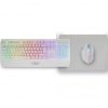 Pack Gaming Mars Gaming MCP124/ Teclado H-MECH  + Ratón Óptico + Alfombrilla/ Blanco