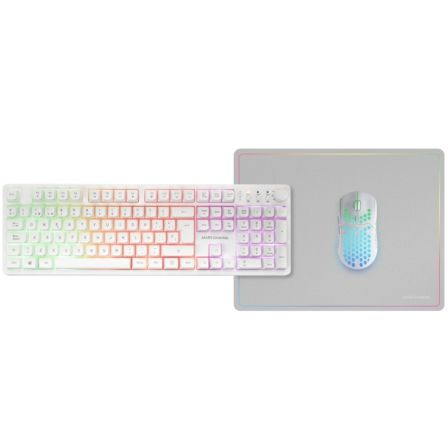 Pack Gaming Mars Gaming MCPWX/ Teclado Inalámbrico + Ratón Inalámbrico + Alfombrilla