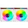 Pack 2 Ventiladores Mars Gaming MF-3DPROX2R/ 12cm/ ARGB/ Blancos
