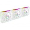 Pack 3 Ventiladores Mars Gaming MF-LINKFINITYKIT2/ 12cm/ ARGB/ Blanco