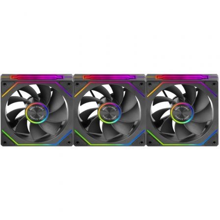 Pack 3 Ventiladores Invertidos Mars Gaming MF-LINKFINITYKIT2R/ 12cm/ ARGB