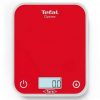 Báscula de Cocina Electrónica Tefal Optiss/ hasta 5kg/ Roja