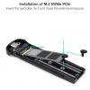 Caja Externa para Disco SSD M.2 NVMe TooQ TQE-2201B/ USB 3.1 Gen2/ Sin tornillos