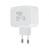 Cargador de Pared TooQ TQWC-2SC02WT/ 1xUSB Tipo-C/ 1x USB/ 27W