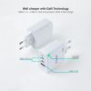Cargador de Pared GaN TooQ TQWC-GANQC2PD65WT/ 2xUSB Tipo-C/ 1xUSB/ 65W