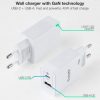 Cargador de Pared GaN TooQ TQWC-GANQCPD45WT/ 1xUSB Tipo-C/ 1xUSB/ 45W