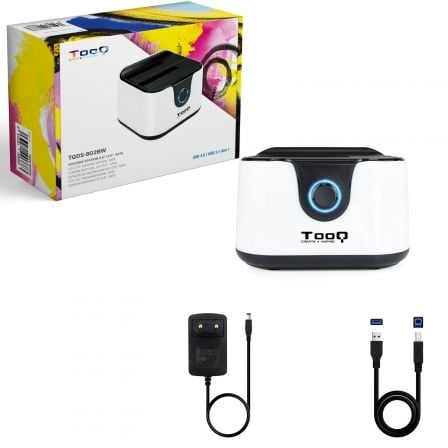 Docking Station para Discos Duros TooQ TQDS-802BW