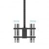 Soporte de Techo Giratorio/ Inclinable/ Nivelable TooQ LPCE1175TSLI-XL-B para TV de 32-75"/ hasta 60kg