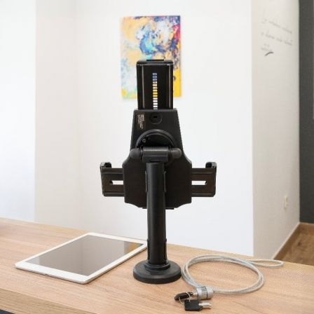 Soporte de Mesa/Pared para Smartphone/Tablet TooQ TQTDS0812/ Antirrobo/ Negro