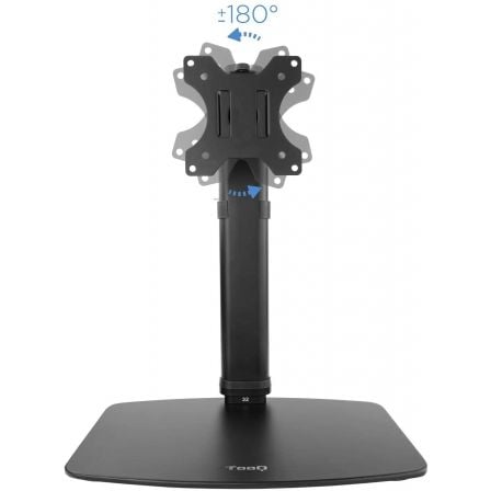 Soporte de Sobremesa para Monitor TooQ DB1127TN-B/ Giratorio/ Inclinable / hasta 6kg