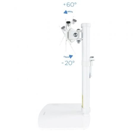 Soporte de Sobremesa para Monitor TooQ DB1127TN-W/ Giratorio/ Inclinable/ hasta 6kg