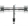 Soporte de Mesa para 2 Monitores TooQ DB1232TN-B/ Giratorio/ Inclinable/ hasta 8kg