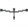 Soporte de Mesa para 3 Monitores TooQ DB1327TN-B/ Giratorio/ Inclinable/ hasta 8kg