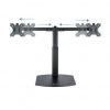 Soporte de Sobremesa para 2 Monitores TooQ DB1727TN-B/ Giratorio/ Inclinable/ hasta 6kg