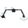 Soporte de Mesa para 2 Monitores TooQ DB1802TN-B/ Giratorio/ Inclinable/ hasta 8kg
