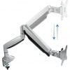 Soporte de Mesa para Monitor TooQ DB3032TNR-S/ Giratorio/ Inclinable/ hasta 9kg