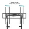 Soporte de Suelo/ Pared Eléctrico TooQ FSM01-B para TV 55-100"/ hasta 120kg