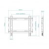 Soporte de Pared Fijo TooQ LP1043F-B para TV de 23-43"/ hasta 45kg