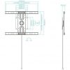 Soporte de Pared Giratorio/ Inclinable/ Nivelable TooQ LP3780F-R para TV de 37-80"/ hasta 50kg