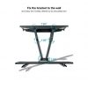 Soporte de Pared Giratorio/ Inclinable/ Nivelable TooQ LP7846TN-B para TV de 32-70"/ hasta 40kg
