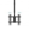 Soporte de Techo Giratorio/ Inclinable/ Nivelable TooQ LPCE1175TSLI-B para TV de 32-75"/ hasta 60kg