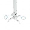 Soporte de Techo para Proyector TooQ PJ2012T-W/ Inclinable/ hasta 20kg